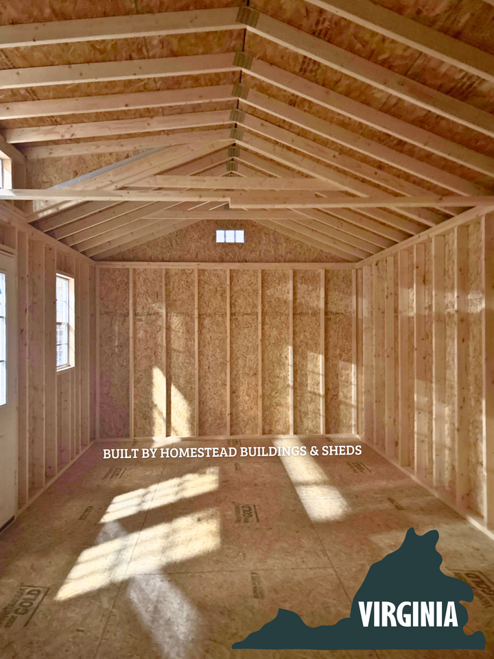 12x24 Deluxe A-Frame Building with Dormer #VA5