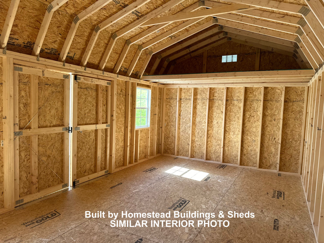 12x20 Deluxe High Barn Design #119
