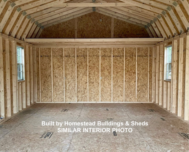 14x40 Deluxe High Barn Cabin Design #101