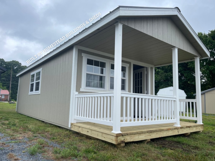 12x32 Finished Cottage Cabin Design #11