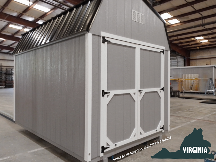 8x12 Deluxe High Barn with Electrical #VA8