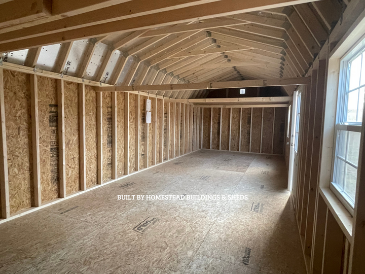 12x32 Deluxe Vinyl High Barn Design #139