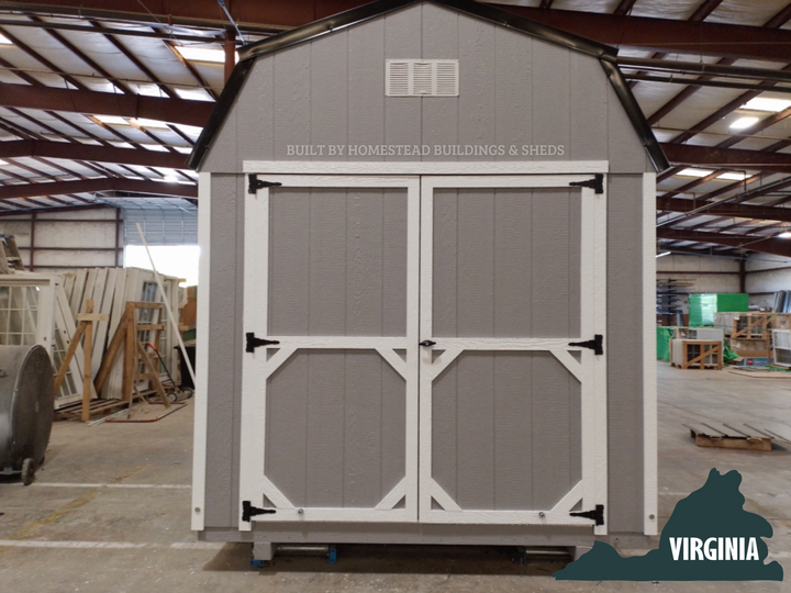 8x12 Deluxe High Barn with Electrical #VA8