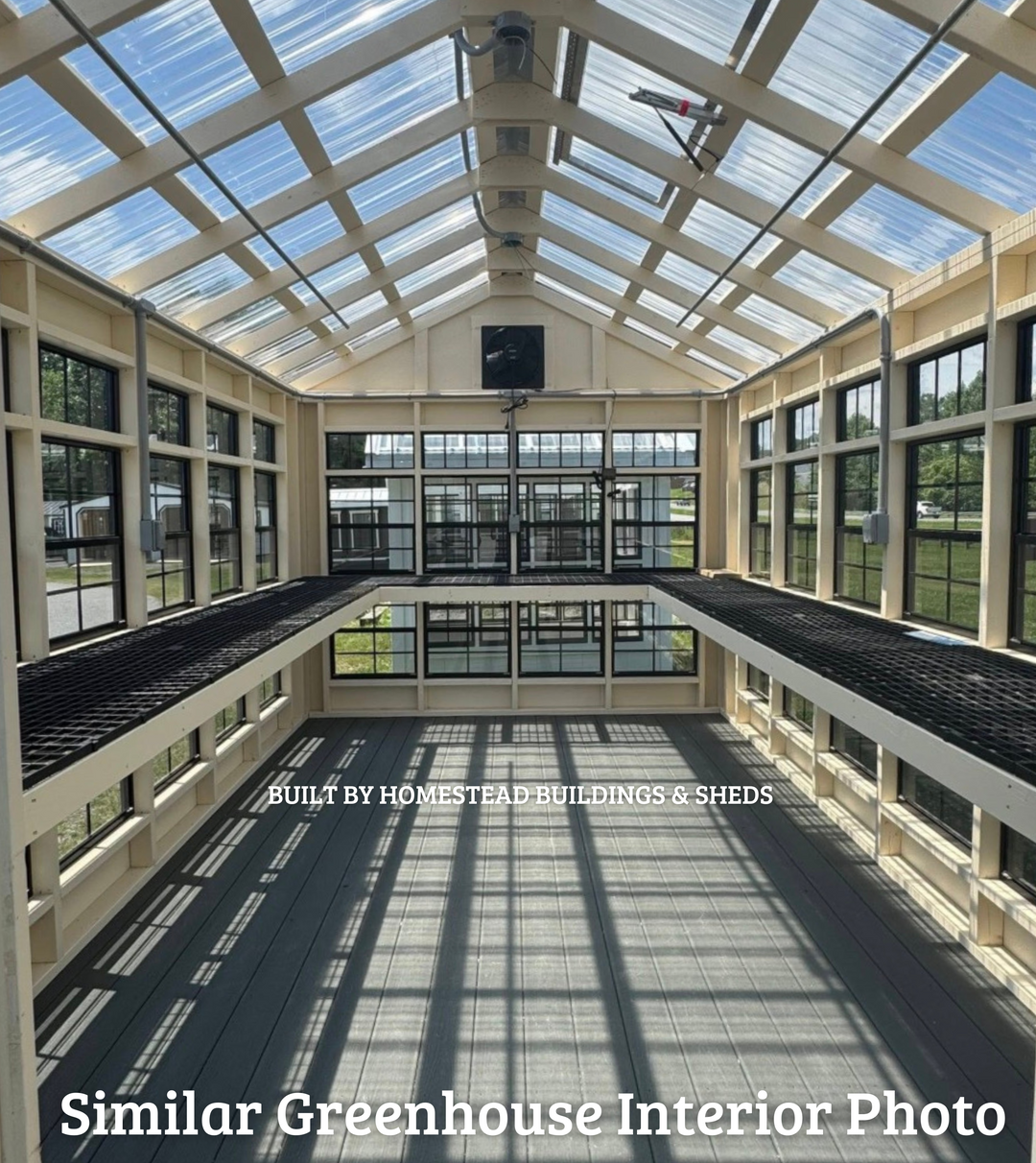 10x12 Deluxe Greenhouse Design #288