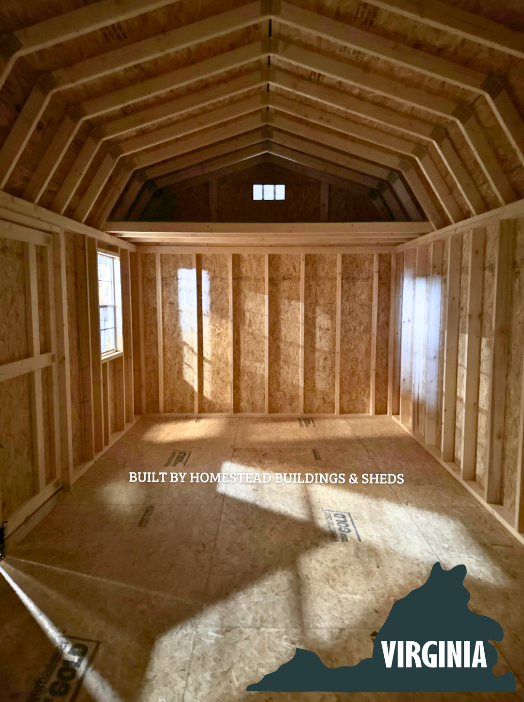 10x20 Deluxe High Barn Design #VA12