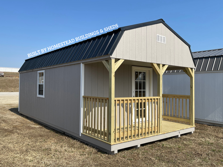 12x24 Deluxe High Barn Cabin Design #249