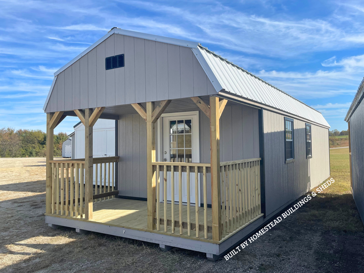 12x36 Deluxe High Barn Cabin Design #253