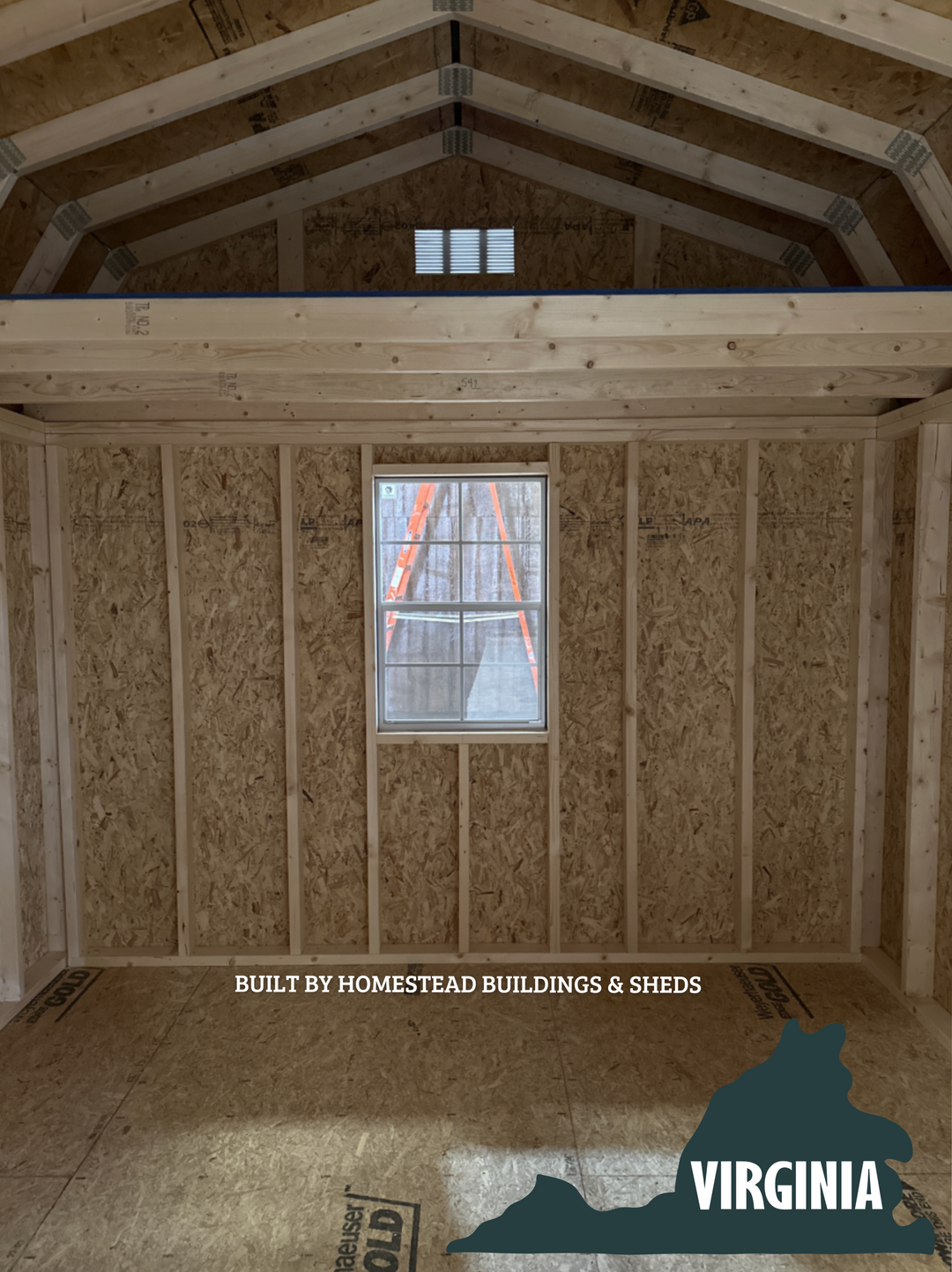 10x12 Deluxe High Barn Design #VA2