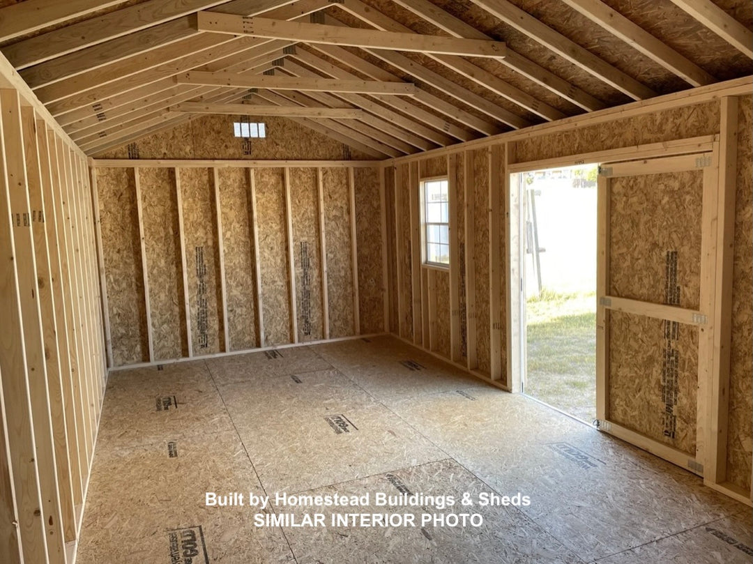12x24 Deluxe A-Frame Design #201