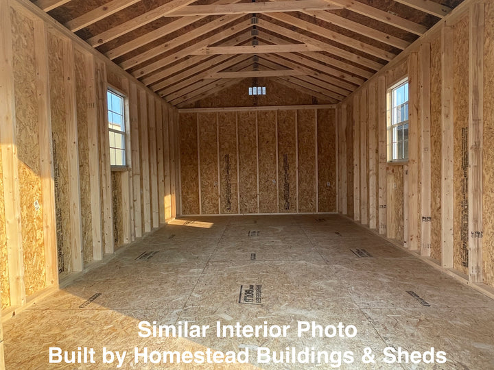 10x16 Deluxe A-Frame Design #152