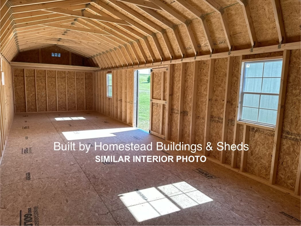 12x28 Deluxe High Barn Design #126