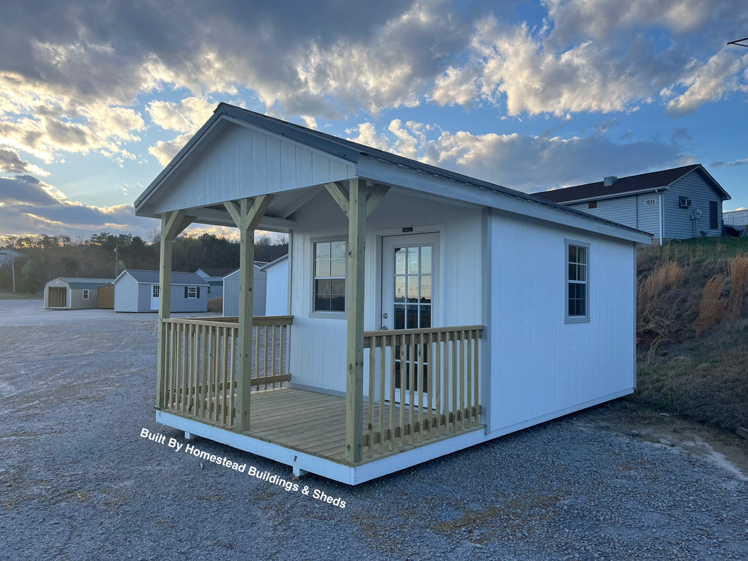 10x20 Deluxe A-Frame Cabin Design #297