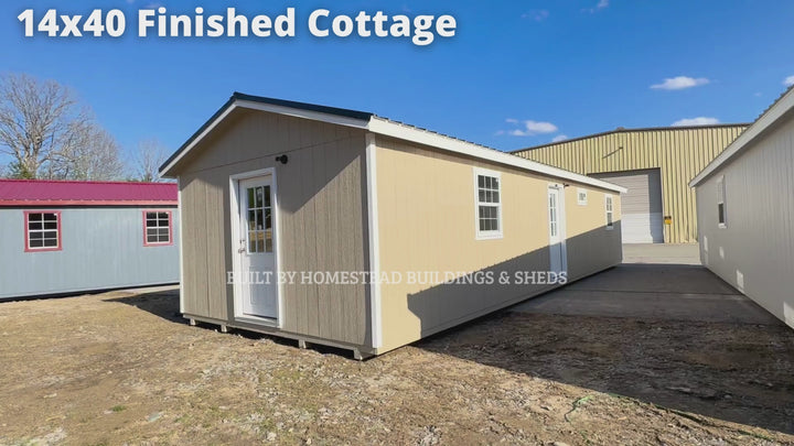 14x40 Finished Cottage Design #273