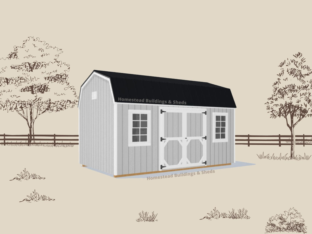 10x16 Utility High Barn: Custom Order - Homestead Buildings & Sheds